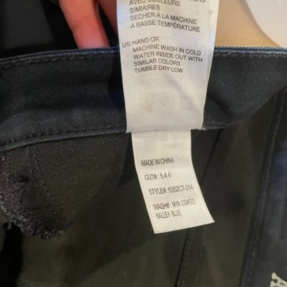 Articles of Society Mya Coated Blue Skinny Jeans - Size 28 - Picture 11 of 12